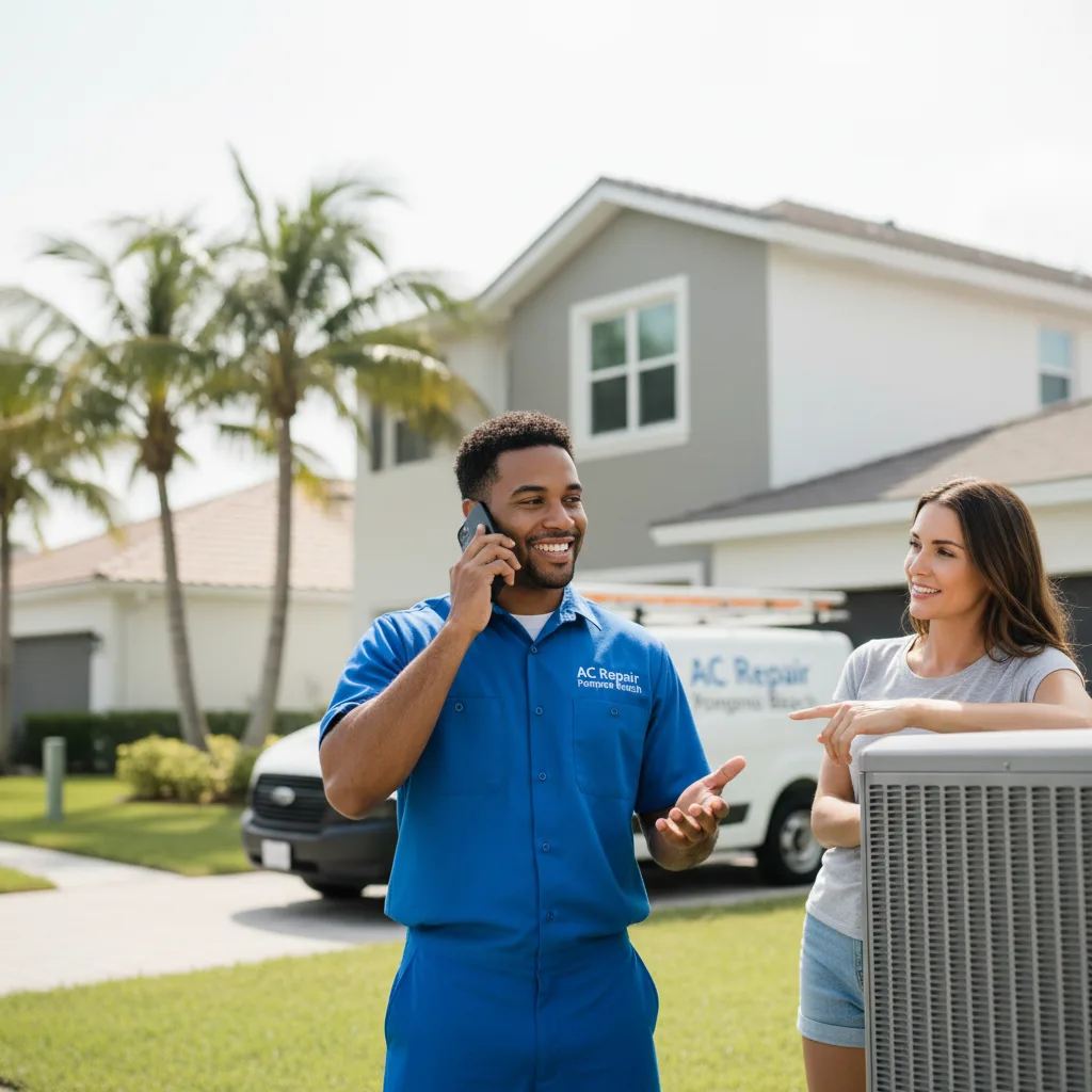 AC Repair Pompano Beach customer support in Valencia